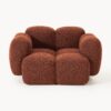 Bouclé Lounge Chair Tayla