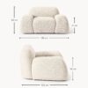Bouclé Lounge Chair Wolke