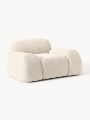 Bouclé Lounge Chair Wolke
