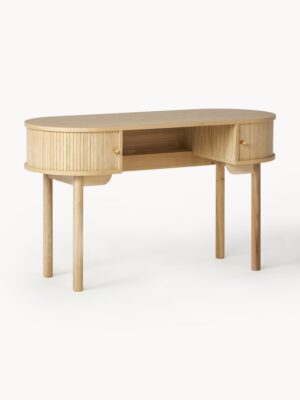 Desk Calary with Fluted Front