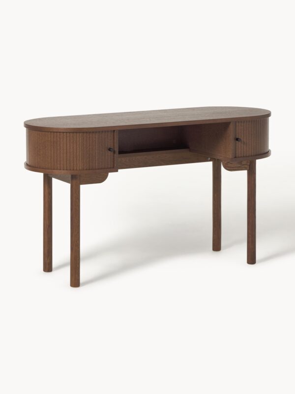 Desk Calary with Fluted Front