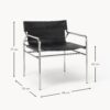 Leather Armchair Dion