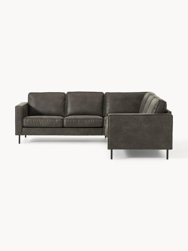 Leather Corner Sofa Hunter (4-seater)