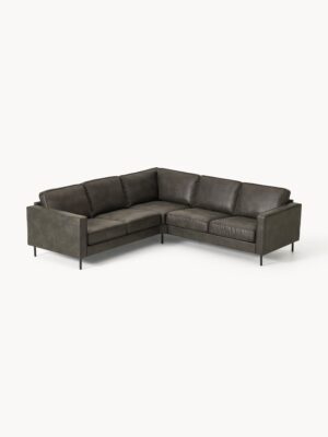Leather Corner Sofa Hunter (4-seater)