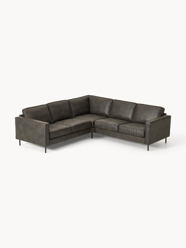 Leather Corner Sofa Hunter (4-seater)