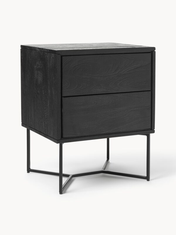 Mango Wood Bedside Table Luca with Drawers