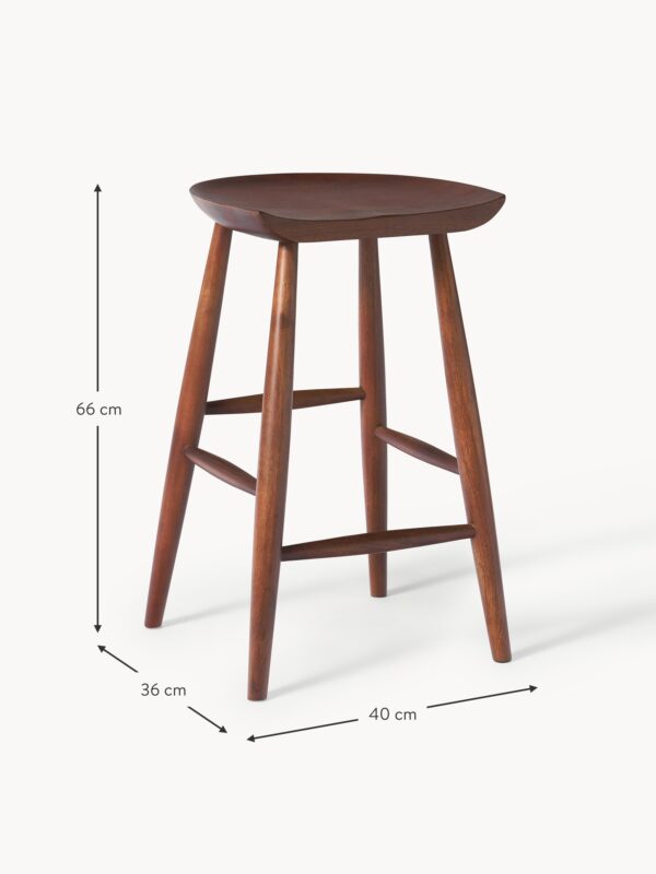 Mango Wood Counter Stool Nino
