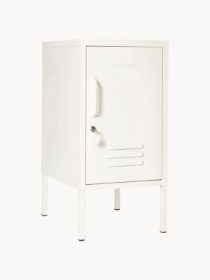Metal Bedside Table The Shorty, Left- or Right-Hinged Options