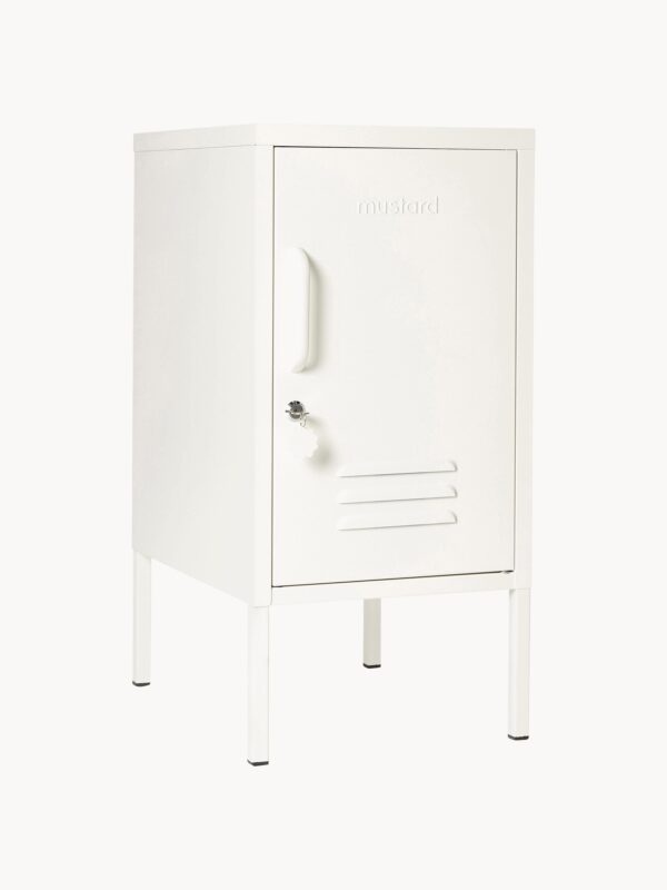 Metal Bedside Table The Shorty, Left- or Right-Hinged Options