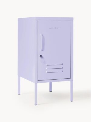 Metal Bedside Table The Shorty, Left- or Right-Hinged Options