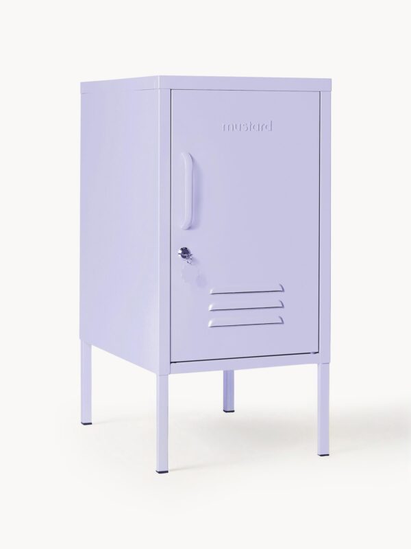 Metal Bedside Table The Shorty, Left- or Right-Hinged Options