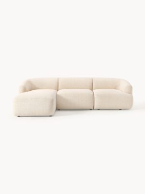 Modular Bouclé Corner Sofa Sofia (3-seater)