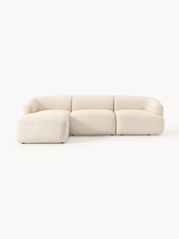 Modular Bouclé Corner Sofa Sofia (3-seater)