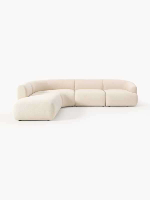 Modular Bouclé Corner Sofa Sofia (4-seater)