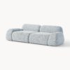 Modular Bouclé Sofa Wolke (3-seater)