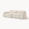 Modular Bouclé Sofa Wolke (3-seater)