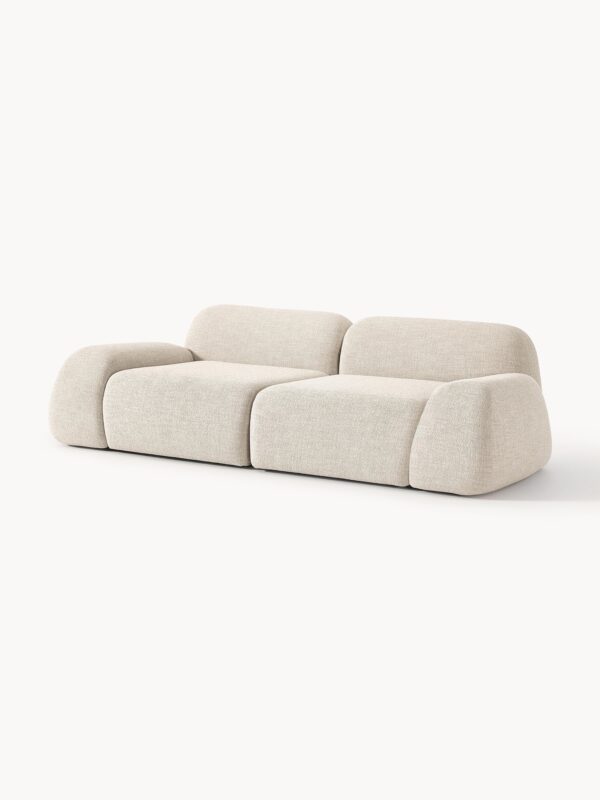 Modular Bouclé Sofa Wolke (3-seater)
