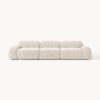 Modular Bouclé Sofa Wolke (4-seater)