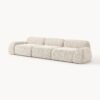 Modular Bouclé Sofa Wolke (4-seater)