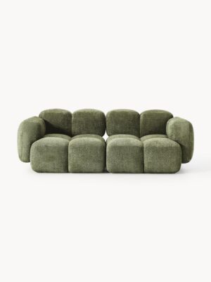 Modular Teddy-Bouclé Sofa Tayla (3-seater)