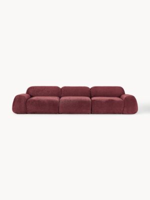 Modular Teddy Bouclé Sofa Wolke (4-seater)