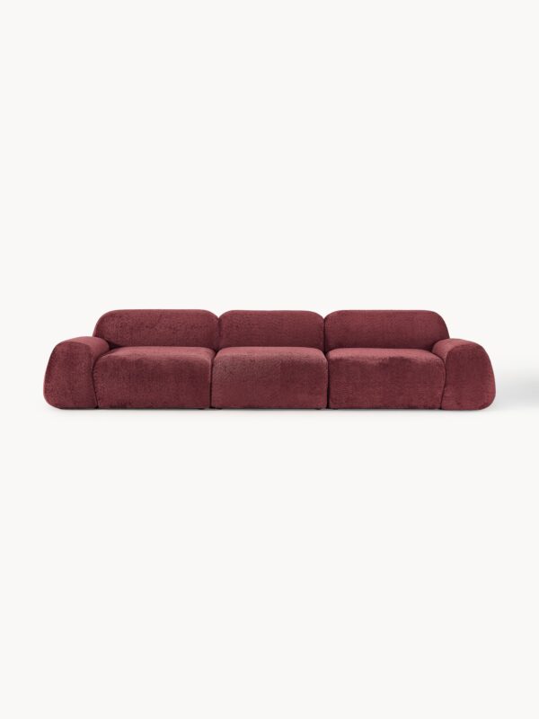 Modular Teddy Bouclé Sofa Wolke (4-seater)