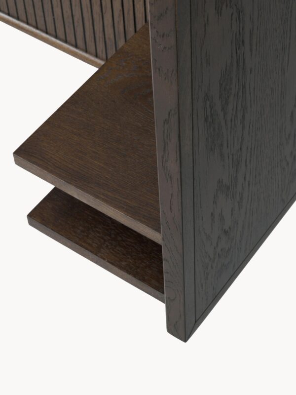 Oak Wood Headboard Redmond with Shelf
