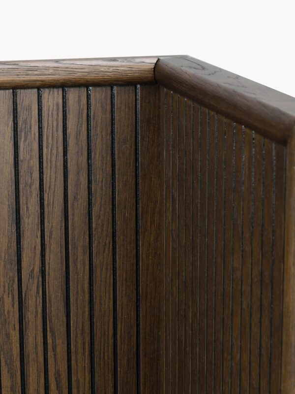 Oak Wood Headboard Redmond with Shelf