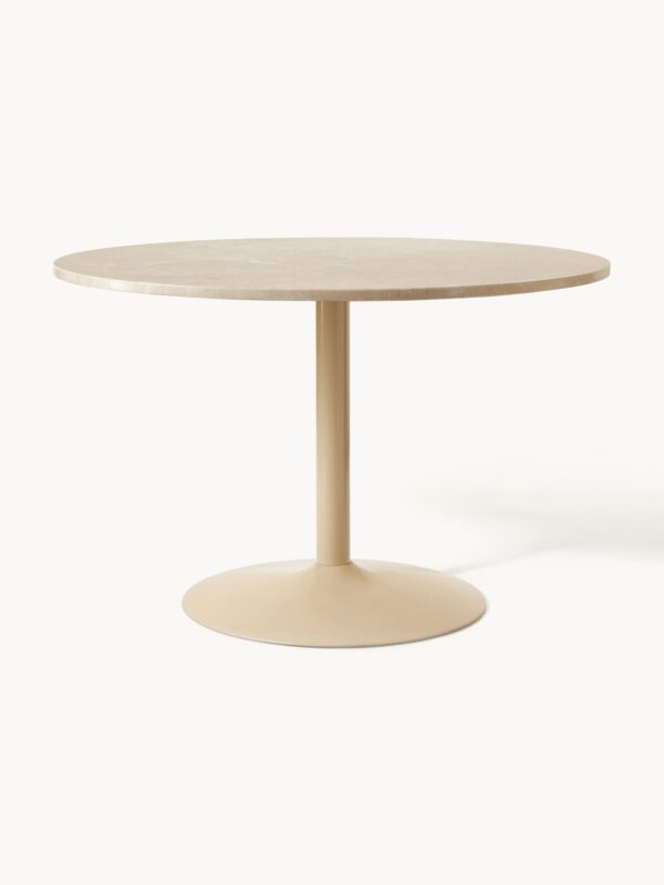Oval Marble Dining Table Miley, 120 x 90 cm