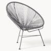 Plastic Wickerwork Lounge Chair Bahia