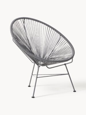 Plastic Wickerwork Lounge Chair Bahia