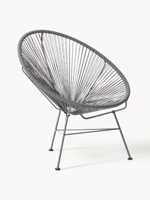 Plastic Wickerwork Lounge Chair Bahia