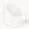 Plastic Wickerwork Lounge Chair Bahia