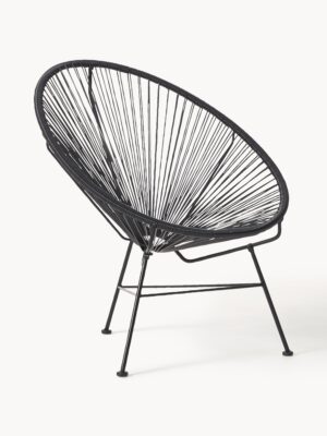 Plastic Wickerwork Lounge Chair Bahia