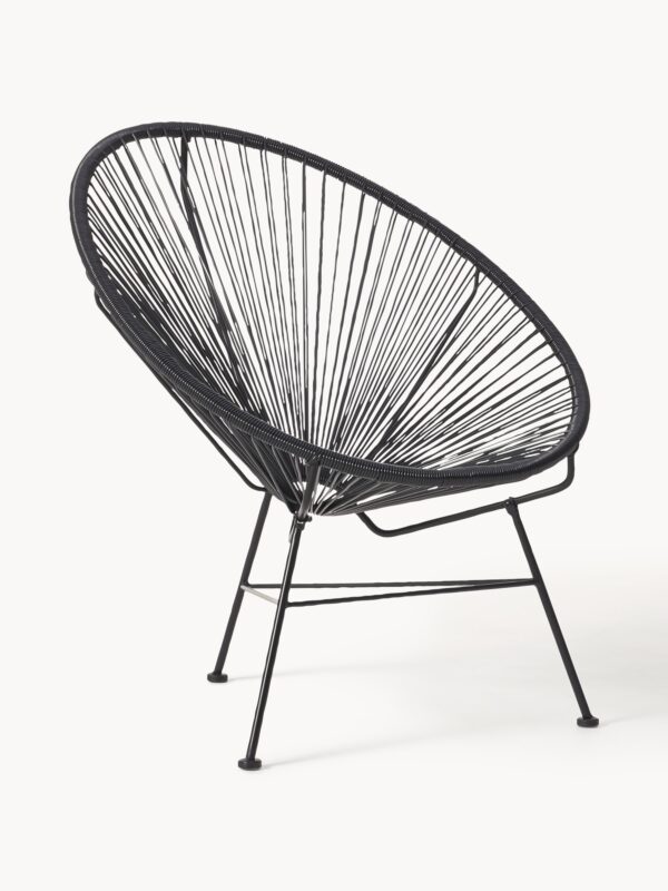 Plastic Wickerwork Lounge Chair Bahia