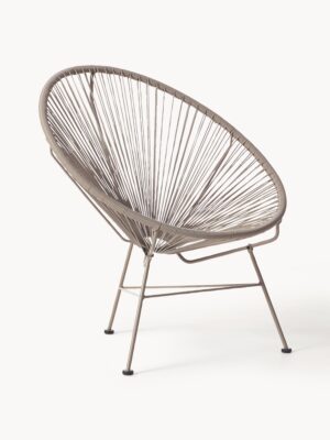 Plastic Wickerwork Lounge Chair Bahia