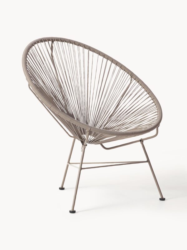 Plastic Wickerwork Lounge Chair Bahia