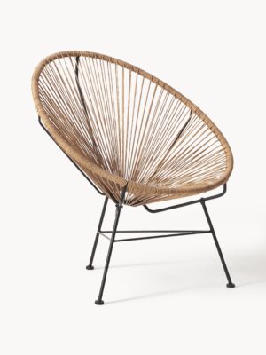 Plastic Wickerwork Lounge Chair Bahia