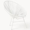 Plastic Wickerwork Lounge Chair Bahia
