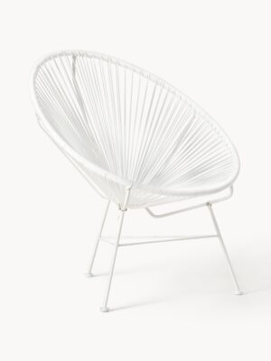 Plastic Wickerwork Lounge Chair Bahia