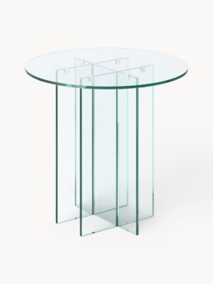 Round Glass Dining Table Anouk, in various sizes