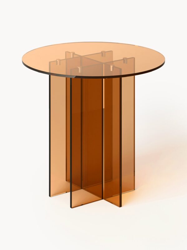 Round Glass Dining Table Anouk, in various sizes