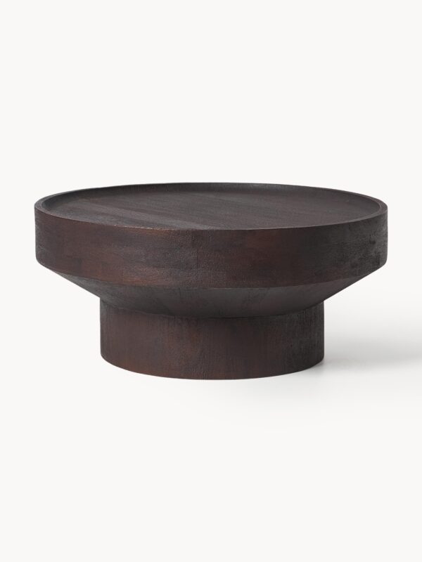 Round Mango Wood Coffee Table Benno