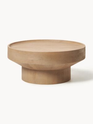 Round Mango Wood Coffee Table Benno