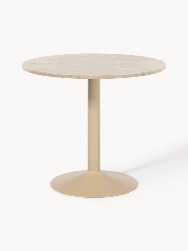 Round Marble Dining Table Miley, Ø 90 cm