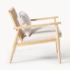Rubberwood Lounge Chair Manuell
