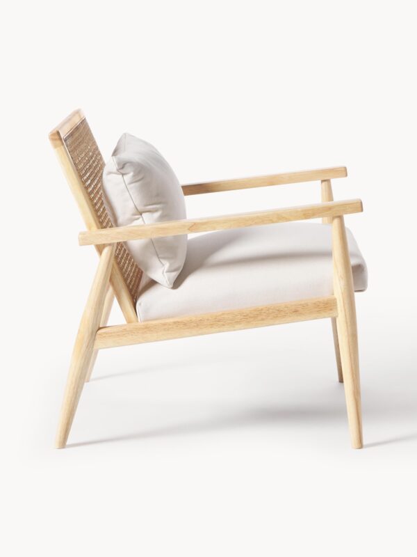 Rubberwood Lounge Chair Manuell