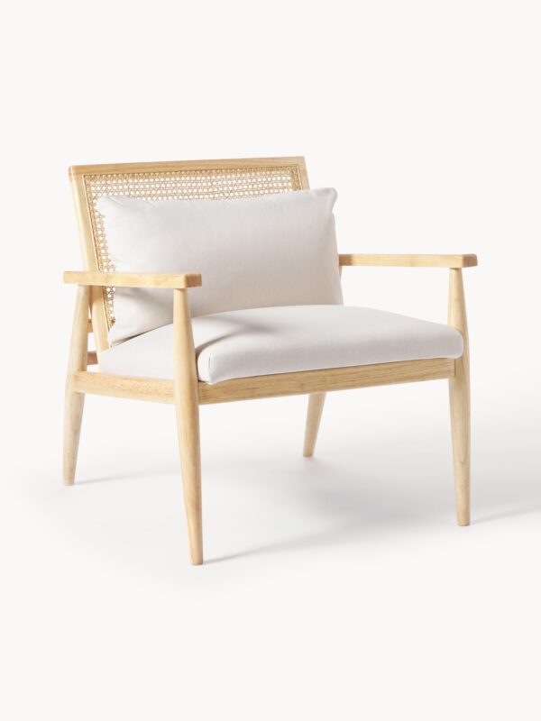 Rubberwood Lounge Chair Manuell