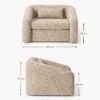 Teddy Bouclé Armchair Bed Eliot