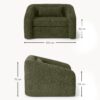 Teddy Bouclé Chair Bed Eliot